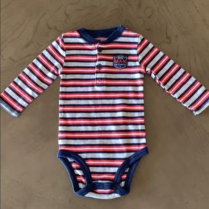 Long Sleeve Onesie “Big Man on Campus”